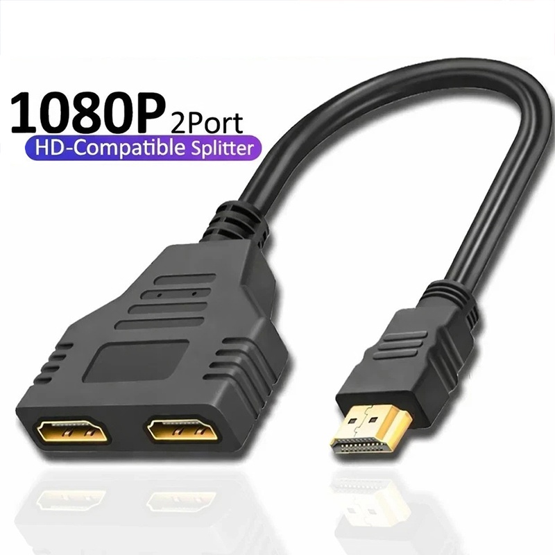 Xbox Laptop Accessories - HDMI-compatible Splitter Adapter Cable 1 Male