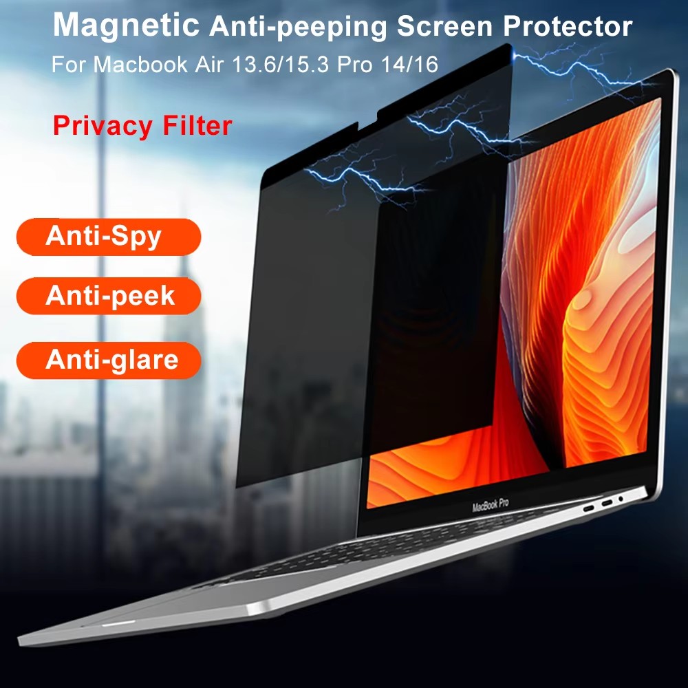 Laptop Accessories Must Have - Magnetic Anti Spy Film For Mac