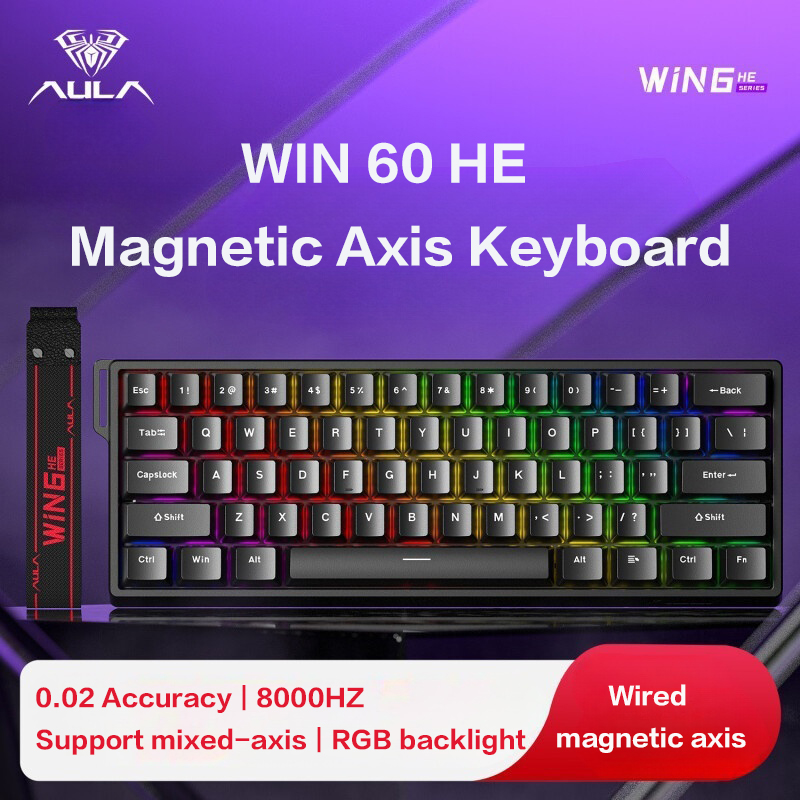 AULA WiN 60 Magnetic Axis Keyb - Laptop Accessories Uk recension och pris