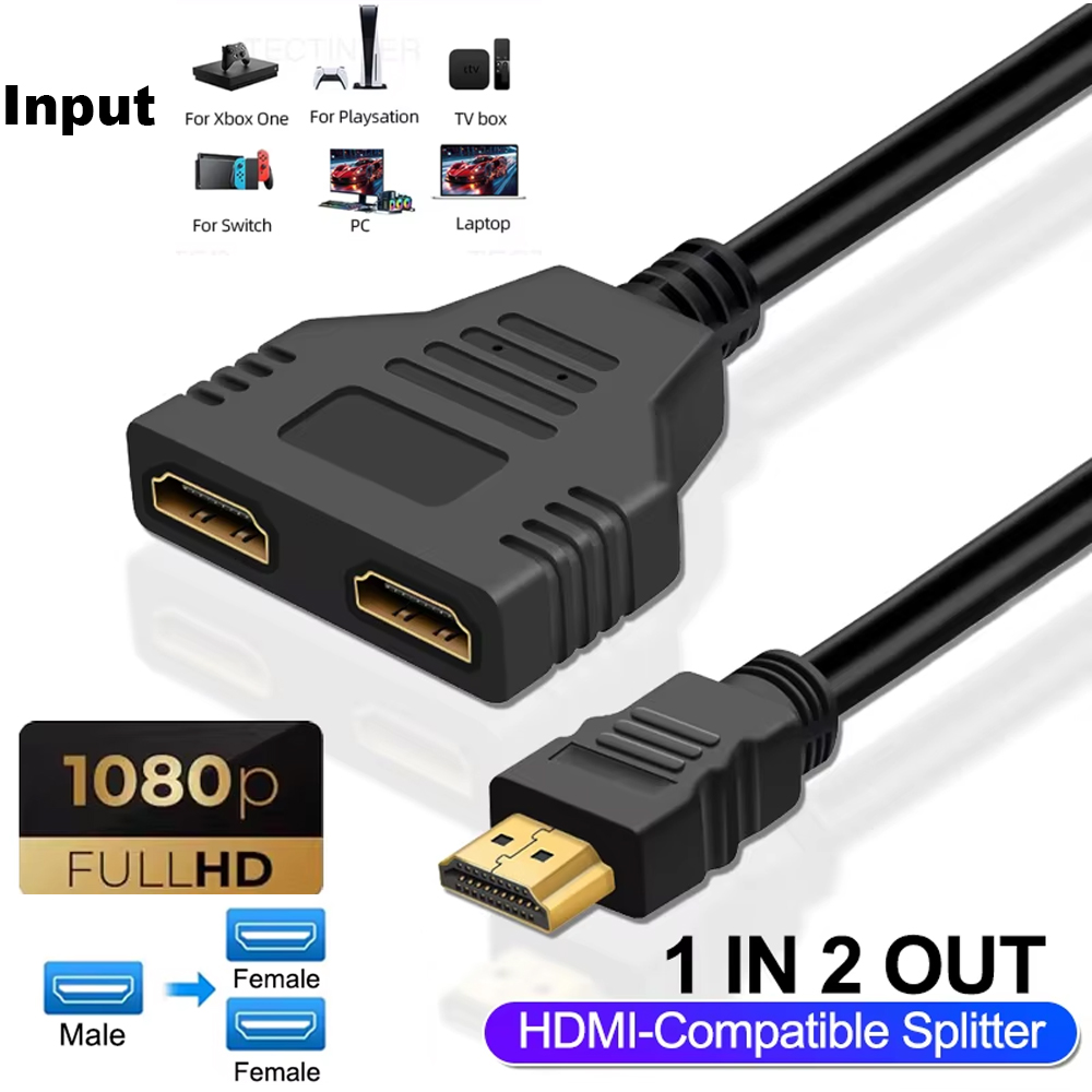 1080P 1 In 2 Out HDMI-compatib - Xbox Laptop Accessories recension och pris
