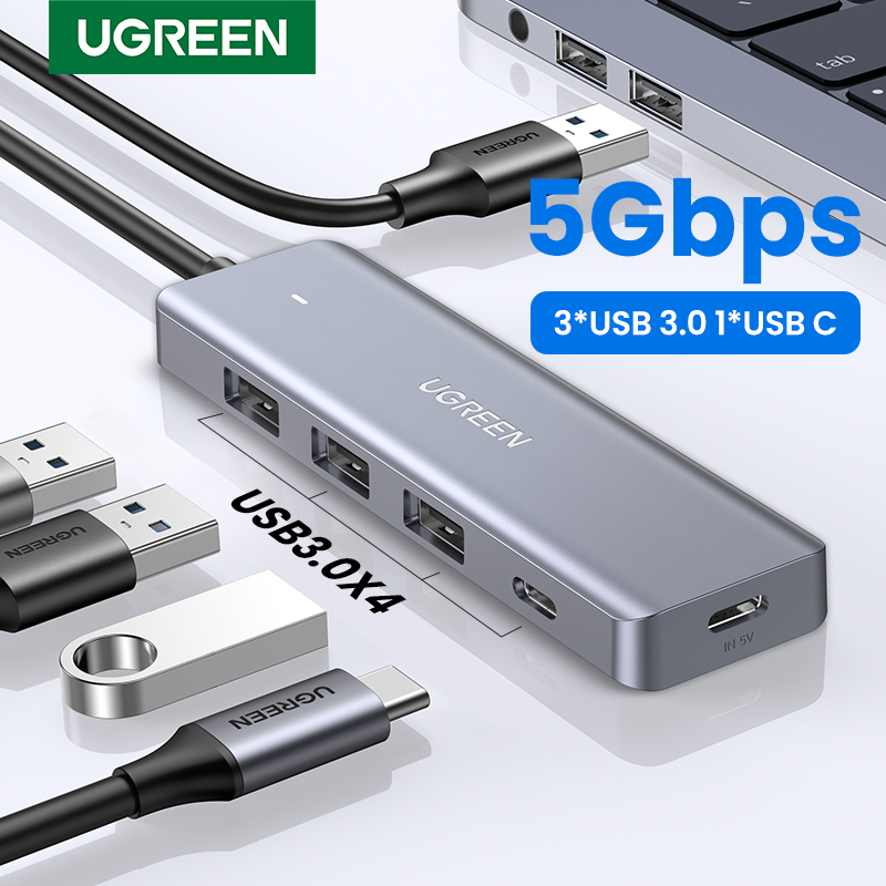UGREEN USB HUB 4 Ports USB-A S - Xbox Laptop Accessories recension och pris